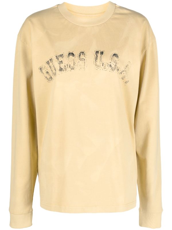 Guess yellow best sale long sleeve