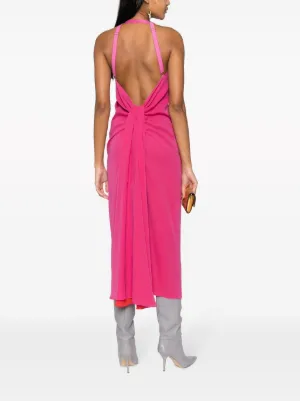 ワンピース FENDI Woman Dress Pink FZDD61 AUZR F1SAU Shop Women's Designer Pink Dresses | FENDI US