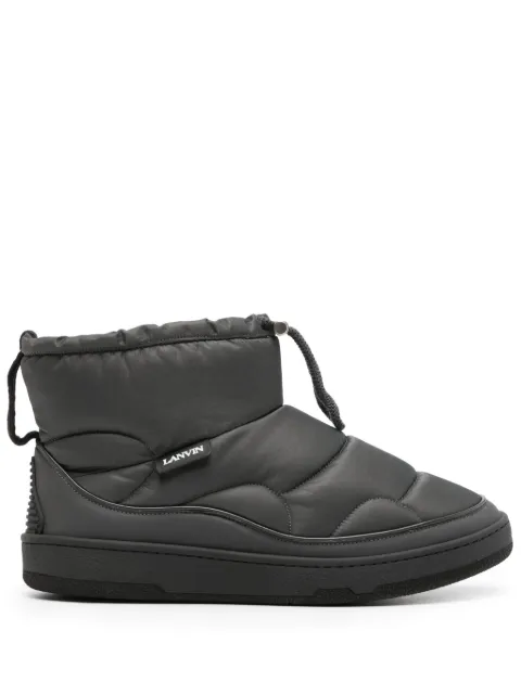 Lanvin quilted drawstring ankle boots