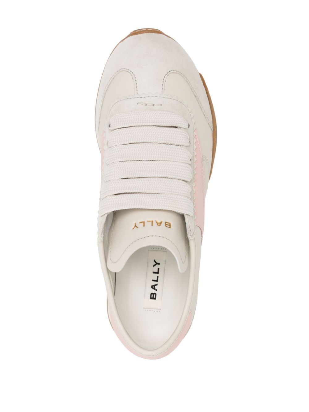 Shop Bally Sussex Lace-up Leather Sneakers In Grey