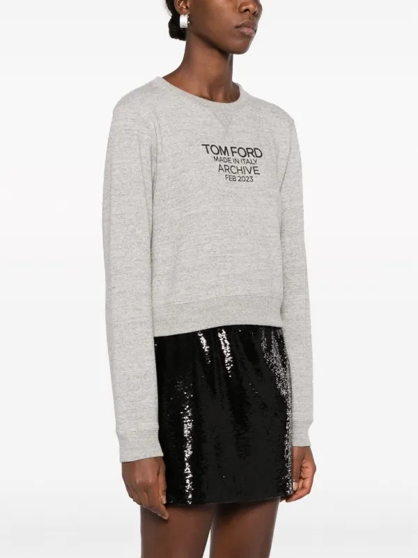 【送料&関税込】Tom Ford Cotton Sweater With Round Neckline TOM FORD Wrap-Neck Fine Cashmere-Cotton Sweater | Neiman Marcus