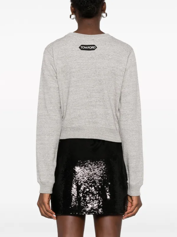 【送料&関税込】Tom Ford Cut And Sewn Crew Neck Sweatshirt TOM FORD Garment Dyed Vintage Crewneck Sweatshirt | Sweaters