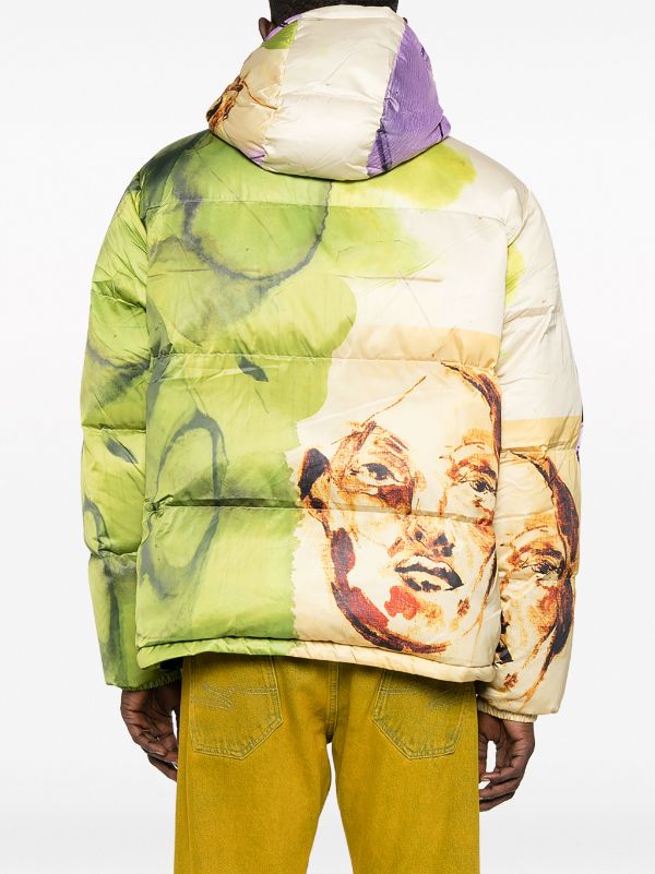 KidSuper Graphic Print Hooded Puffer Jacket - Farfetch