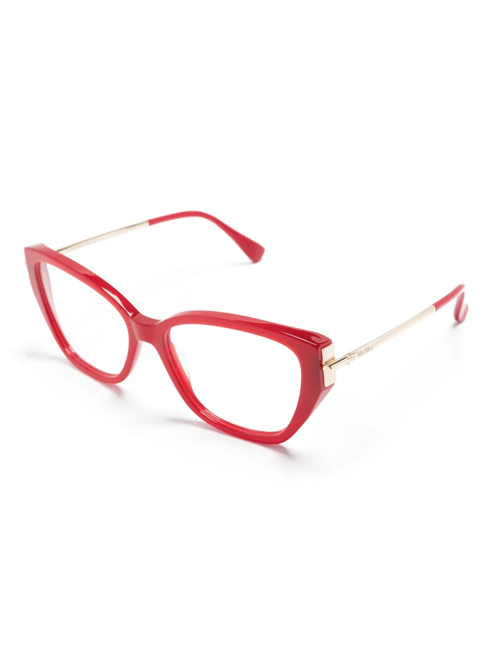 Max Mara Eyewear Zonnebril met cat-eye montuur - Rood