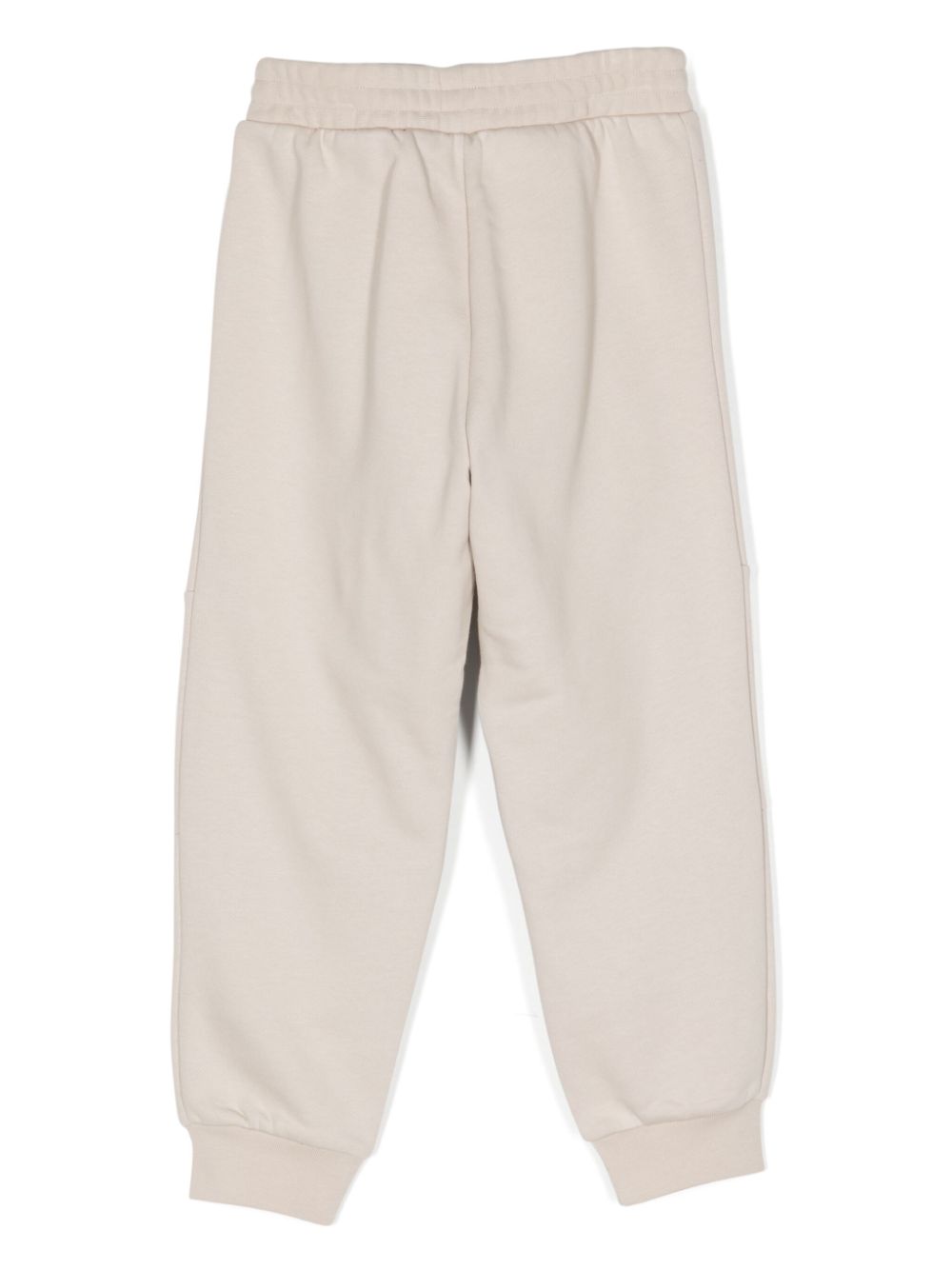 Emporio Armani Kids logo-print cotton track pants - Beige