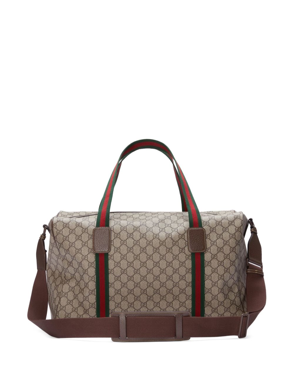 Gucci Neutral gg Supreme Large Duffle Bag - Unisex - Canvas/leather in  Brown
