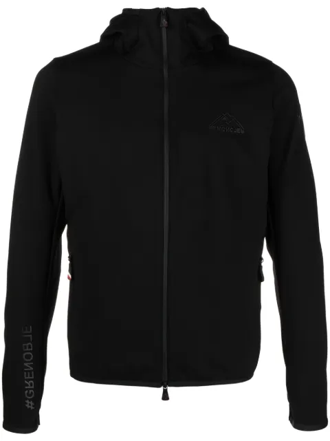 Moncler Grenoble hooded technical-jersey jacket
