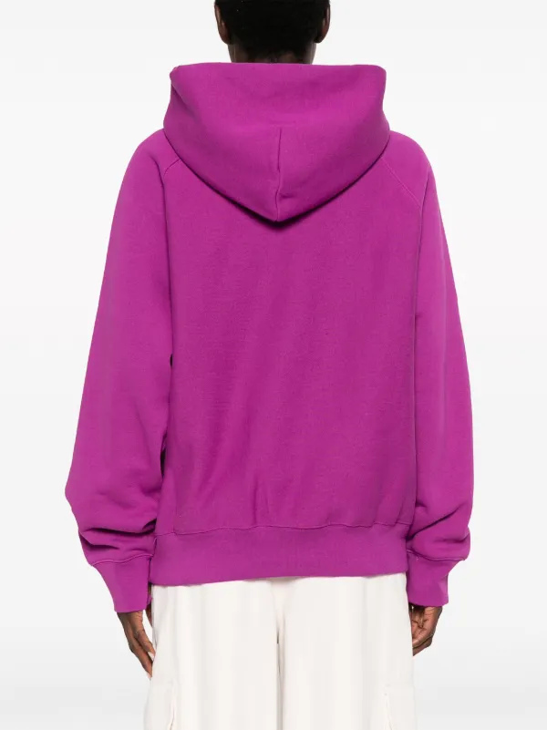 Champion logo patch Drawstring Hoodie Farfetch