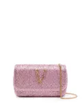 Versace Virtus rhinestone-embellished shoulder bag - Pink