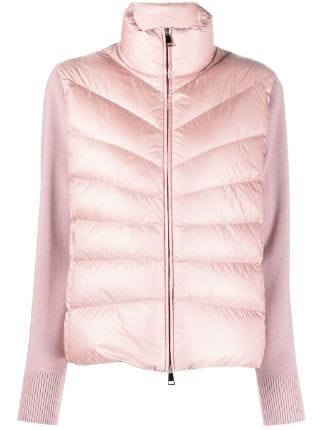 Moncler on sale pink cardigan