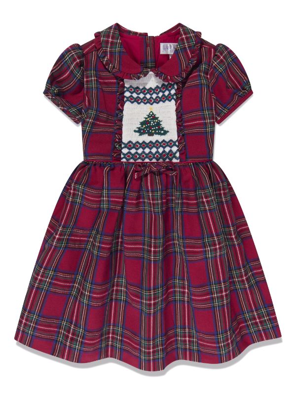 Baby girl tartan on sale dress