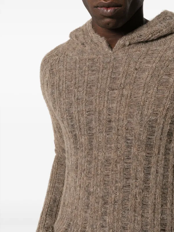 Alpaca wool hoodie mens hot sale