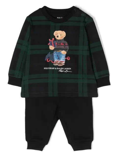 Ralph Lauren Kids ensemble haut-pantalon Polo Bear en polaire 