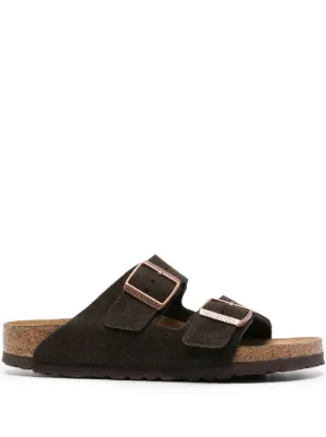Womens black designer sliders cheap