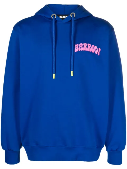BARROW logo-print cotton hoodie