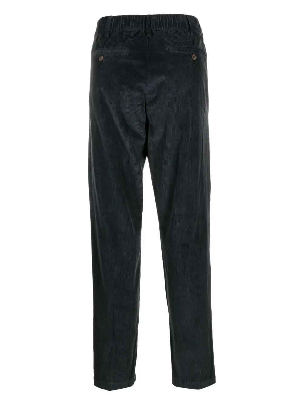 Myths drawstring corduroy tapered trousers - Grijs