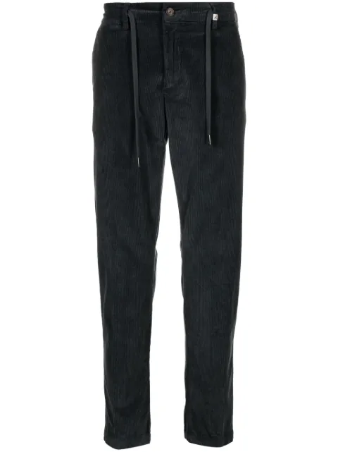 Myths drawstring corduroy tapered trousers