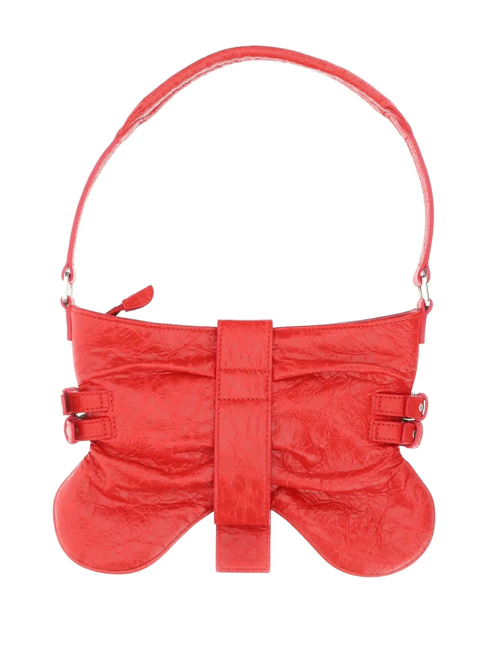 Blumarine mini Butterfly leather shoulder bag - Rood