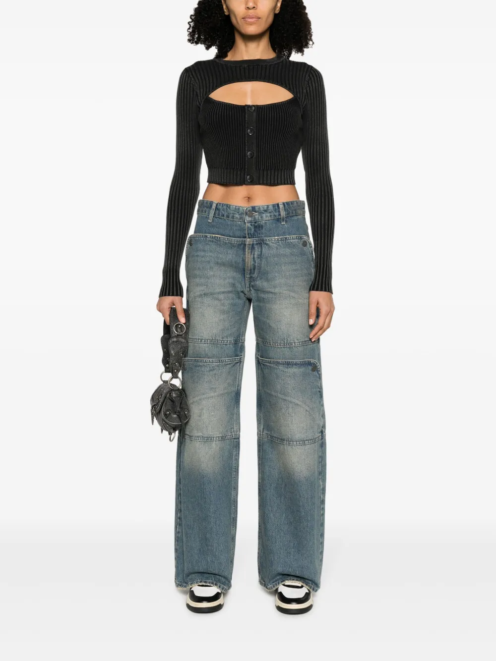 GUESS USA Jeans met wijde pijpen - Blauw