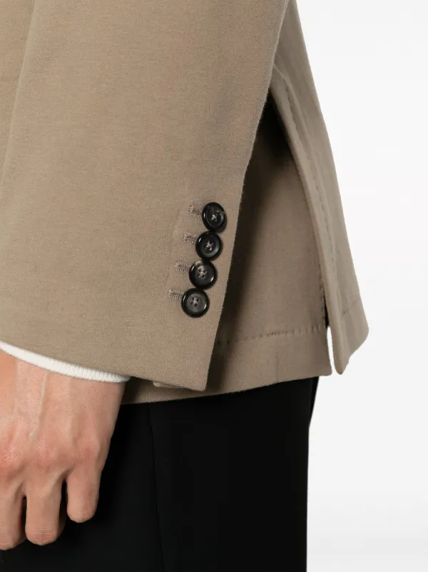 Cotton jersey new arrivals blazer