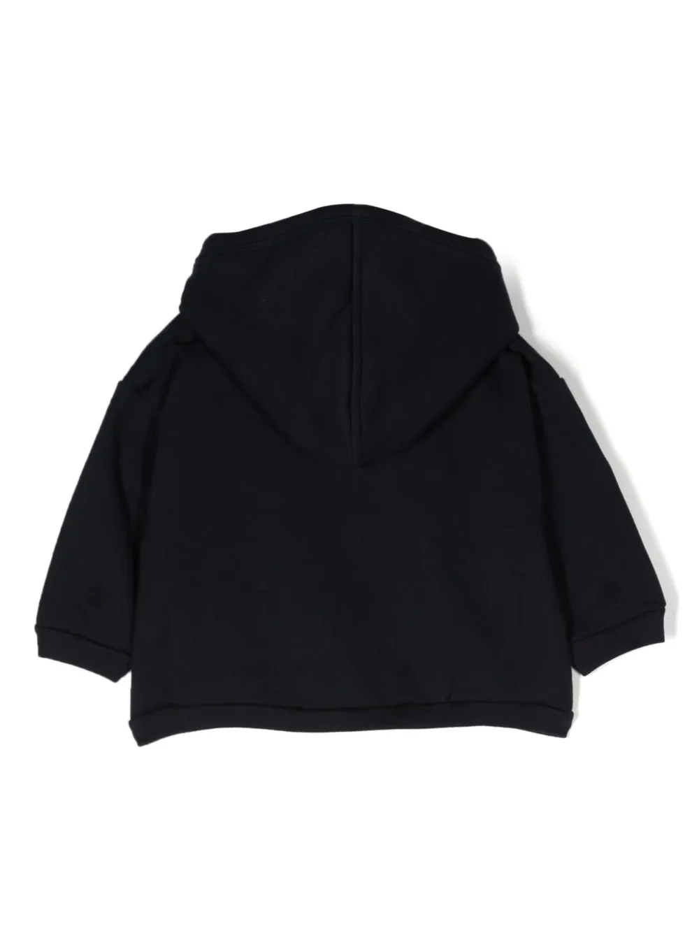 Petit Bateau Hoodie met geborduurd logo - Blauw
