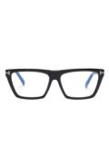 TOM FORD Eyewear rectangular-frame glasses - Black