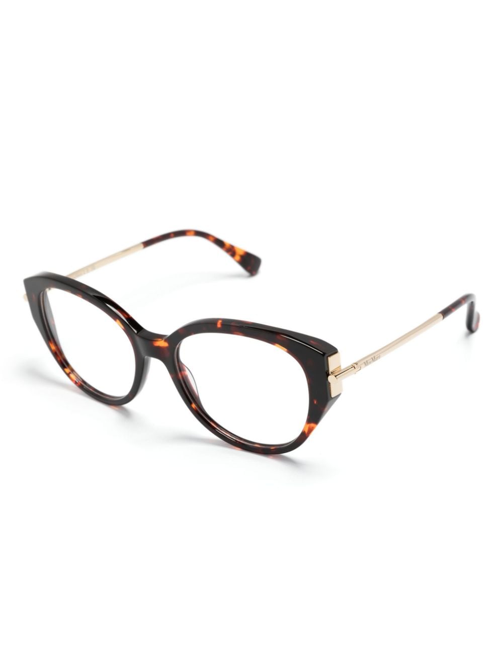 Max Mara Eyewear Bril met rond montuur - Bruin