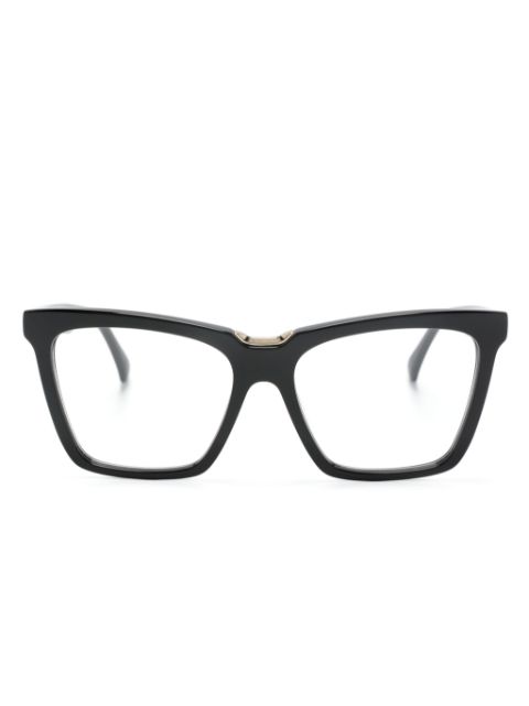 Max Mara Eyewear logo-print rectangle-frame glasses Women