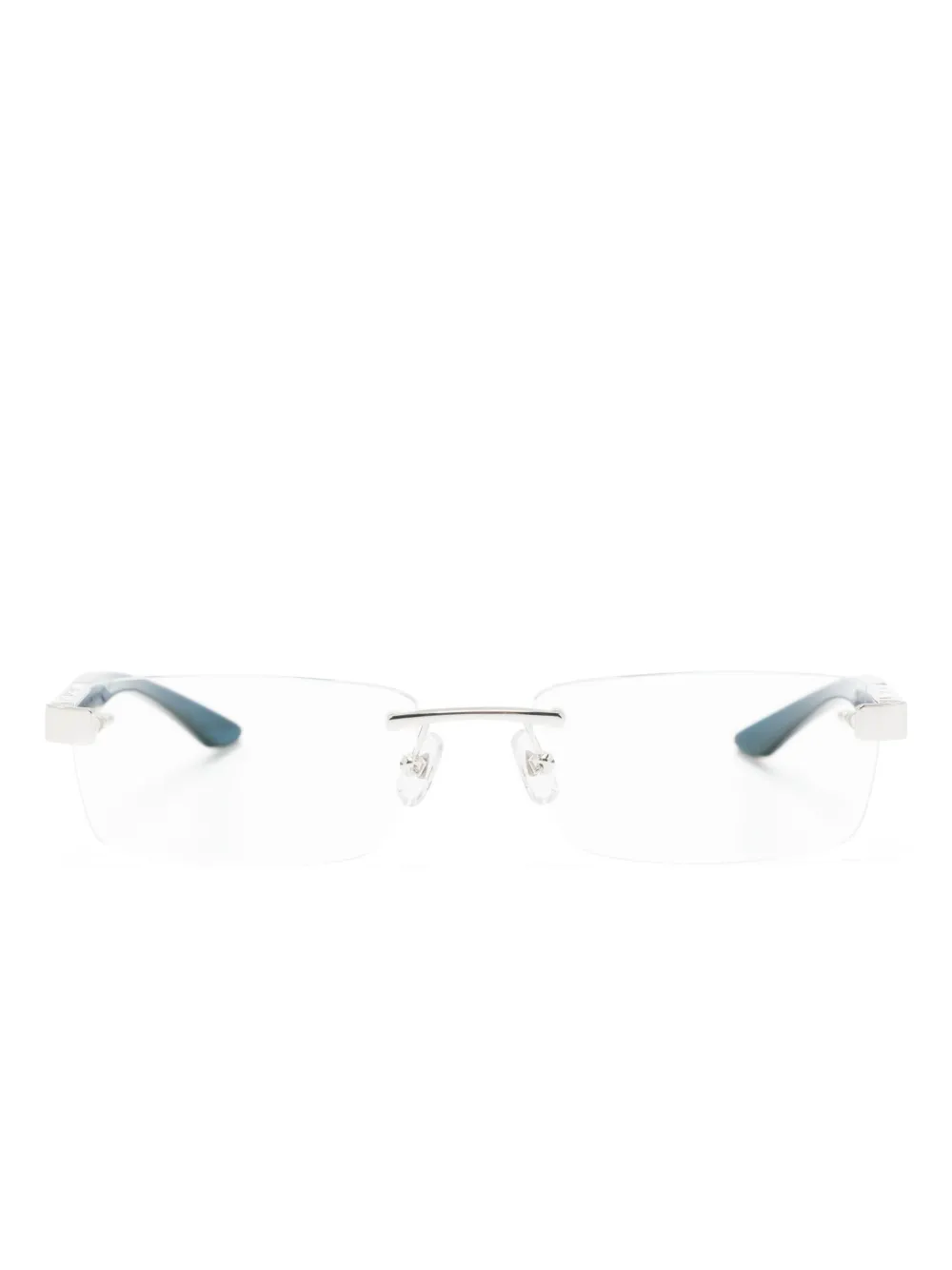 Maybach eyewear lentes The Artist III con armazón rectangular | plateado | Image 1