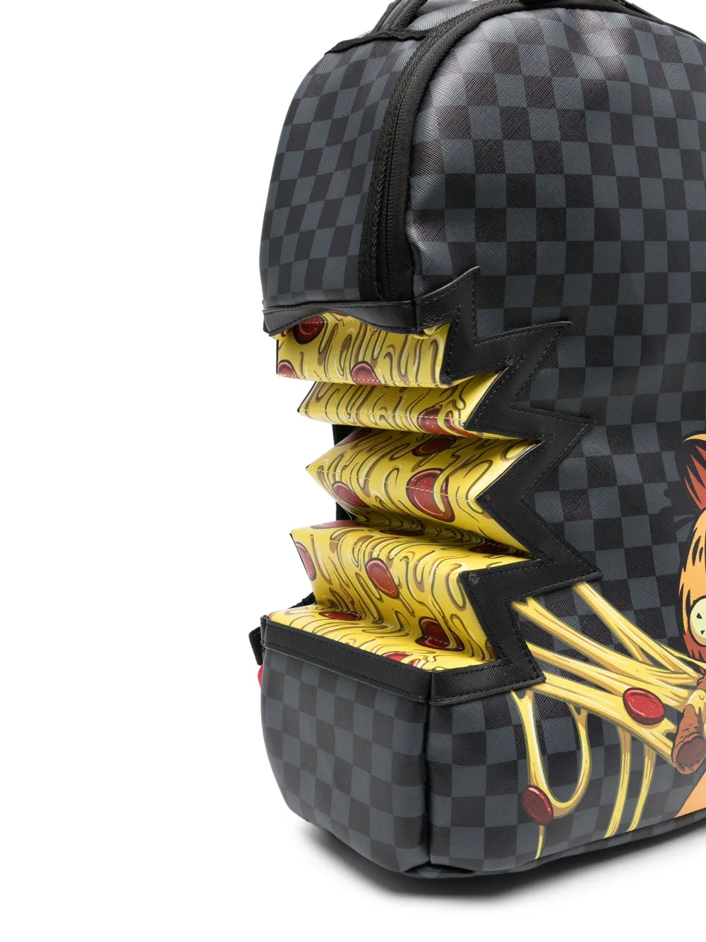 sprayground kid Garfield Pizza Sharkbite backpack - Zwart