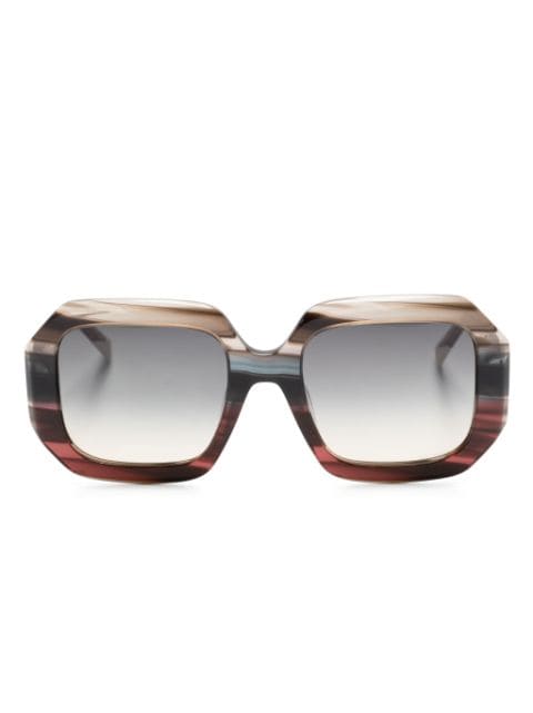 MISSONI EYEWEAR square-frame tortoiseshell-effect sunglasses