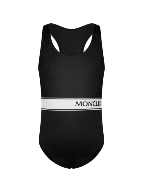 Moncler Enfant logo-embroidered racerback swimsuit