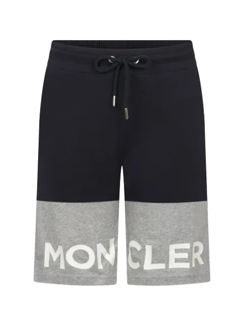 Moncler Enfant shorts con logo estampado