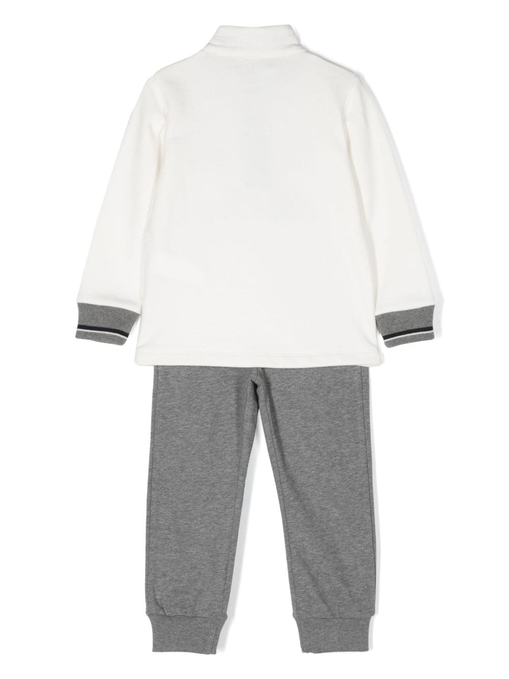 Lapin House Academy-embroidered cotton tracksuit - Wit