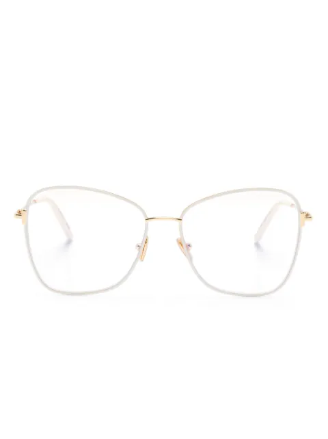 TOM FORD Eyewear FT5906B two-tone butterfly-frame glasses
