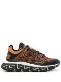 Versace Trigreca Dalmatian-print sneakers - Brown