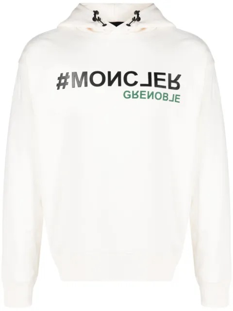 Moncler Grenoble hoodie con logo estampado