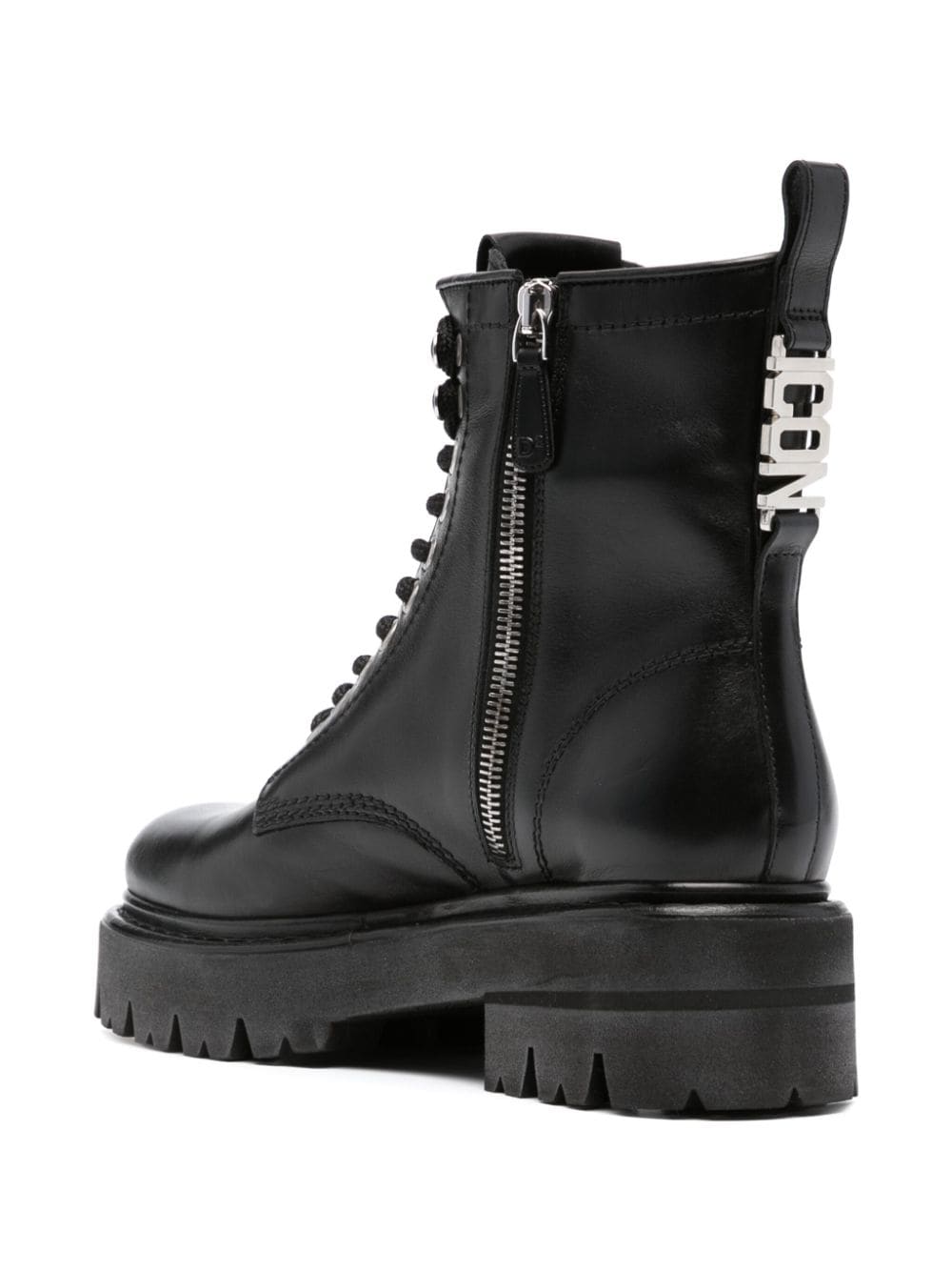 Shop Dsquared2 Icon Clubbing Combat Boots In Black