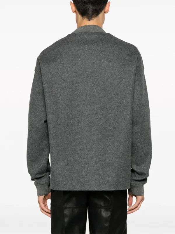 ☆ジルサンダー JIL SANDER ウールポケットクルーネックプルオーバー☆ トップス