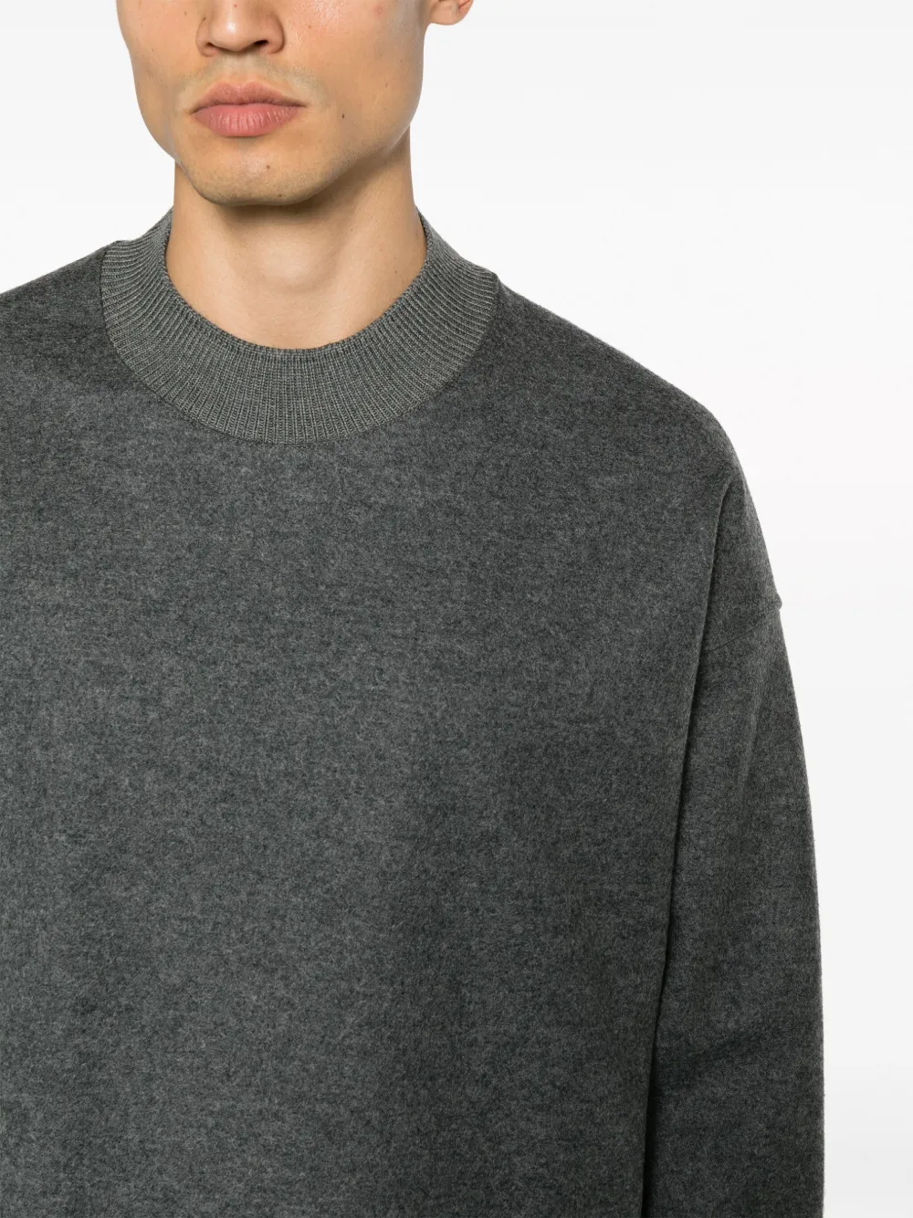 Jil Sander Wollen coltrui Grijs