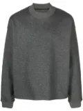 Jil Sander crew-neck felted-wool jumper - Grey