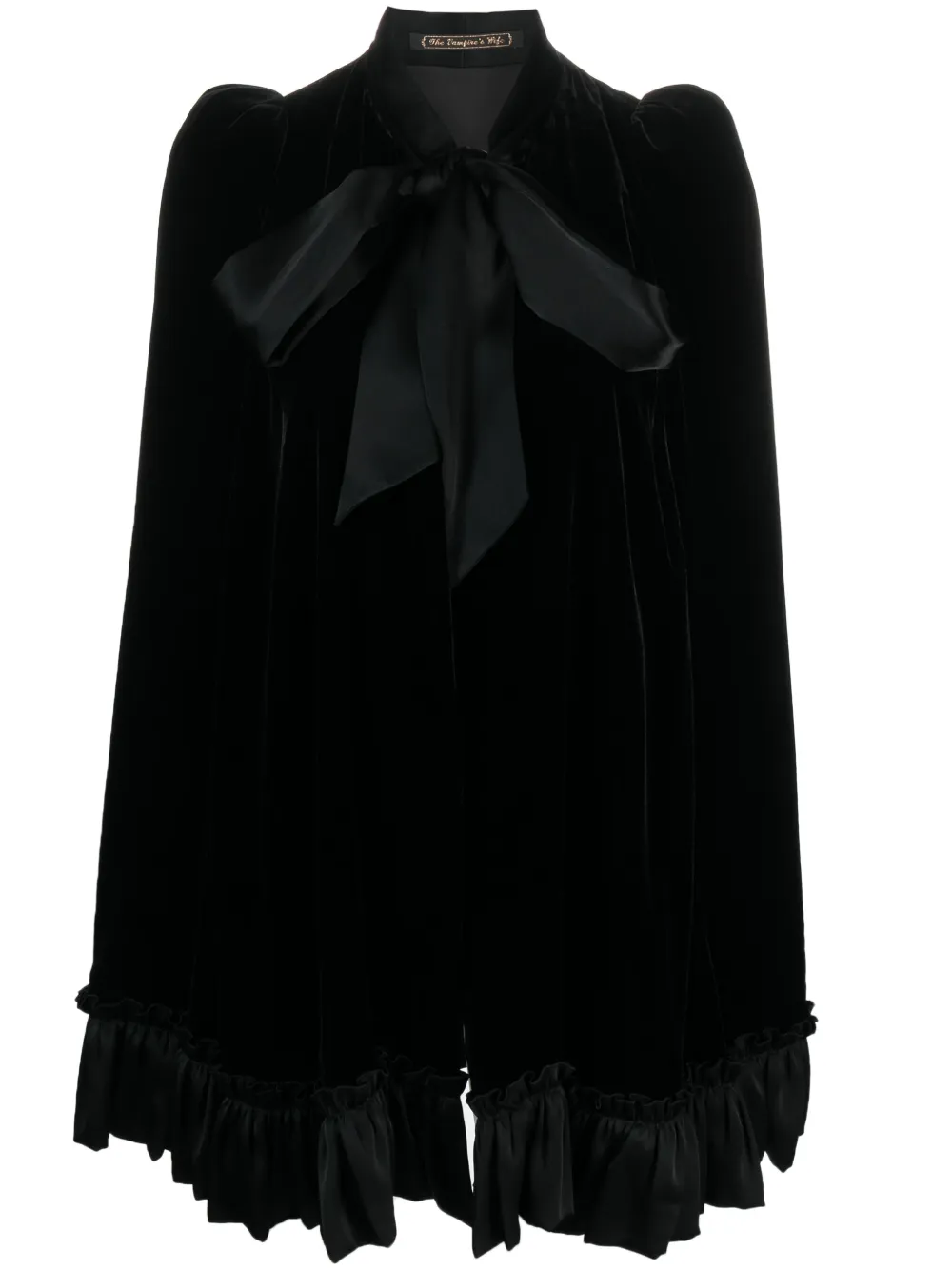 THE VAMPIRE'S WIFE THE CRUSADERE SILK VELVET CAPE