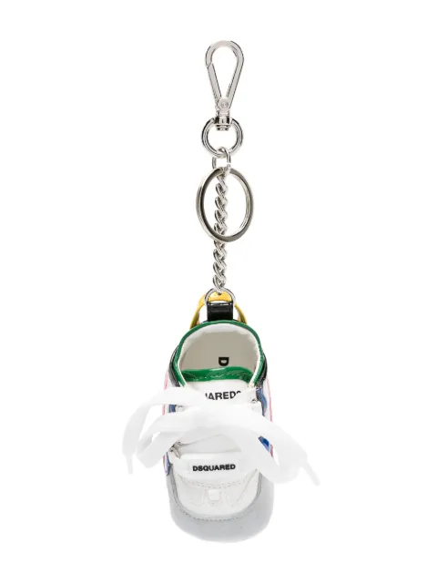 DSQUARED2 sneaker-motif leather keychain