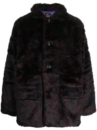 Needles Paisley stand-up Collar Coat - Farfetch