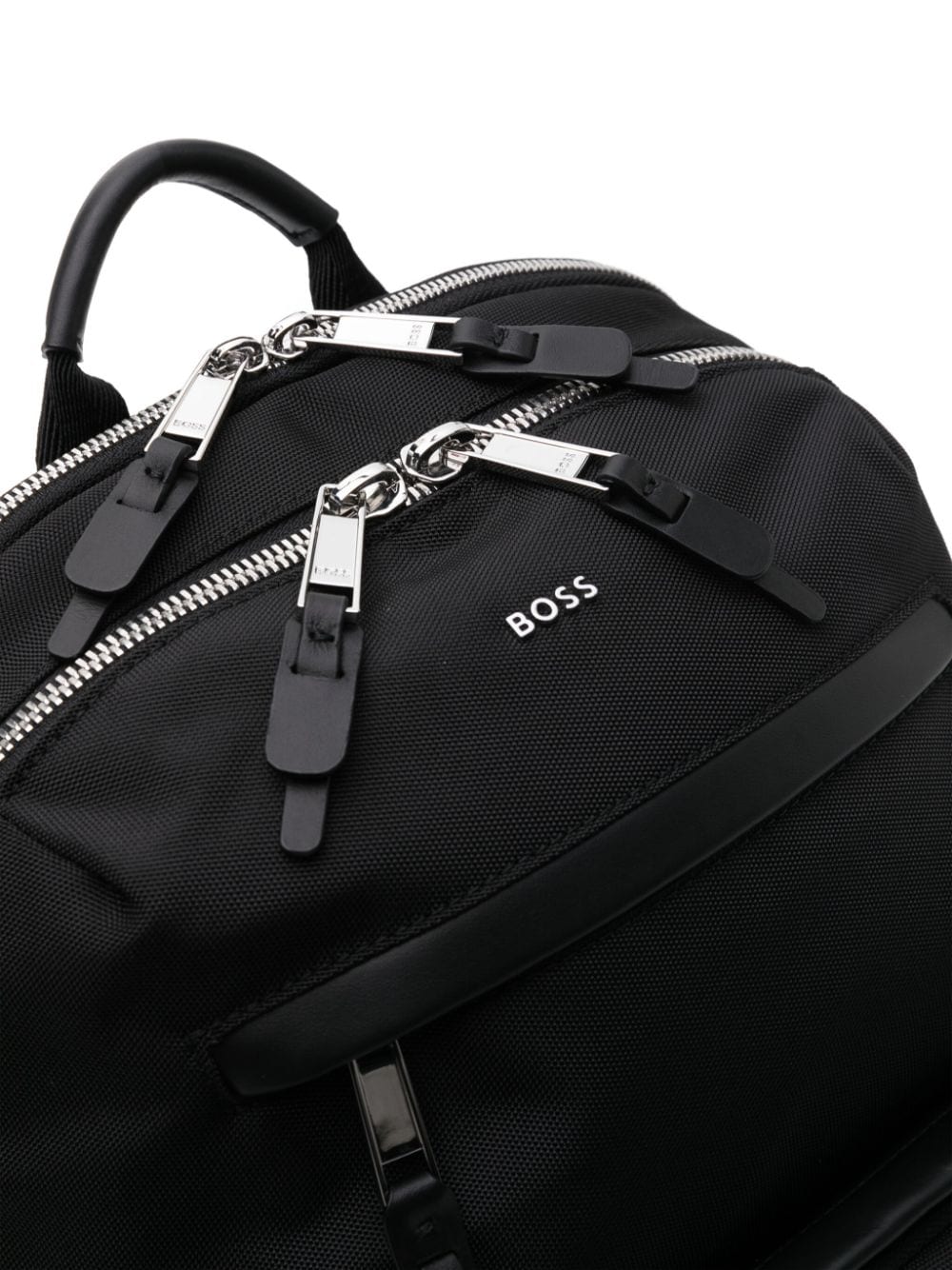 Shop Hugo Boss Highway Logo-lettering Backpack In Black