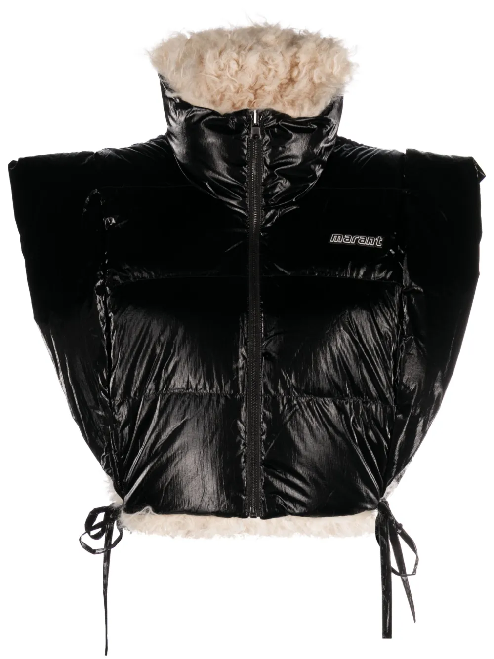Isabel Marant Étoile Faux-shearling Gilet In Black