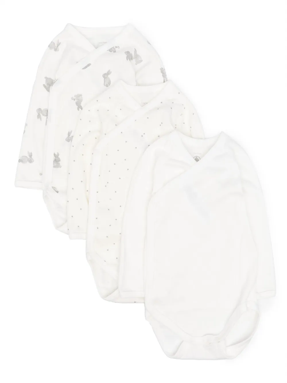 Petit Bateau Muts met konijnprint Wit