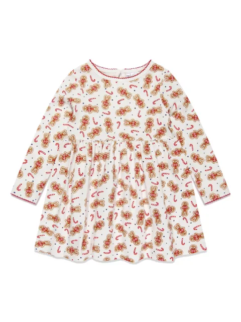 Rachel Riley Gingerbread stretch-cotton dress