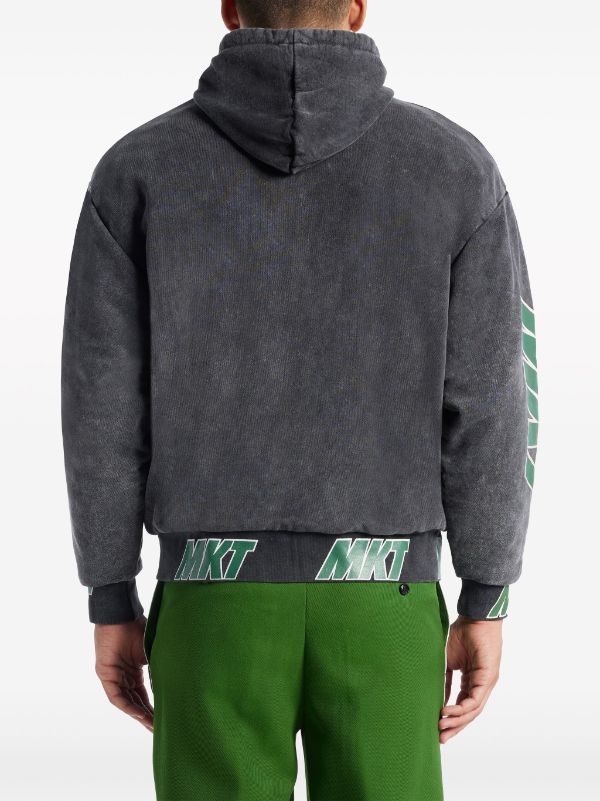 MARKET Tier Zero logo-print Hooded Jacket - Farfetch