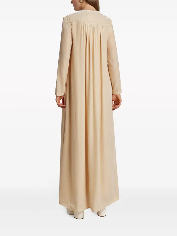 【Zimmermann】リリカル チューブラータイ留め ベルベットドレス ZIMMERMANN Lyrical Tubular ベルベット ドレス | ニュートラル